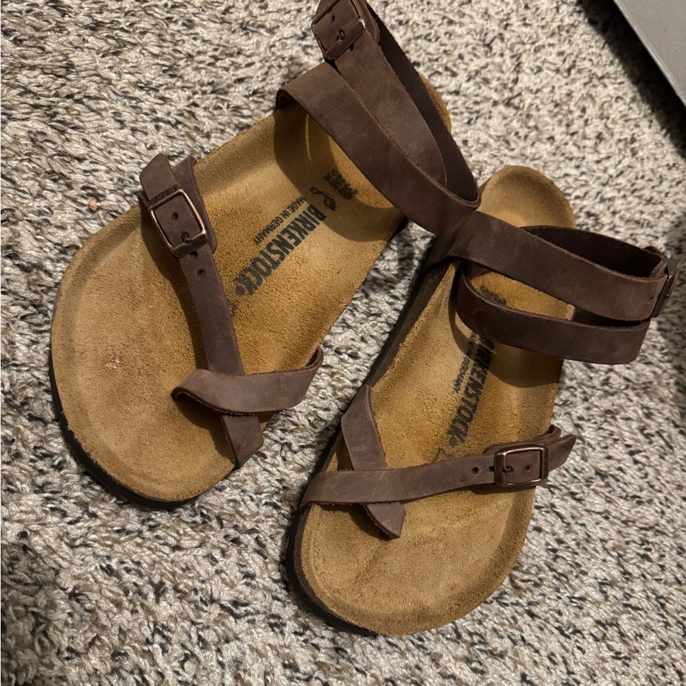 Ankle wrap Birkenstock sandal